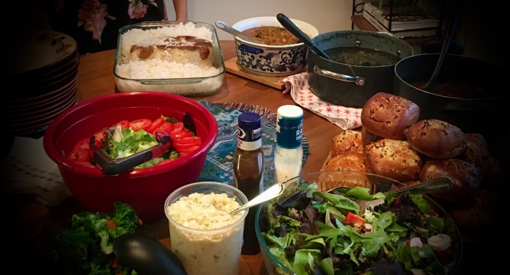 Persian rice with other foods