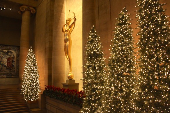 Statue of Diana at the Philadelphia Museum of Art