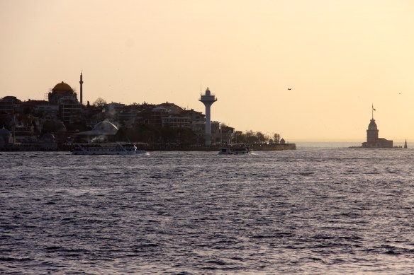 Maiden's Tower seen on the right. 