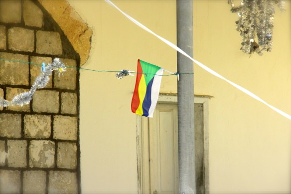 Druze five-color flag representing their five prophets.